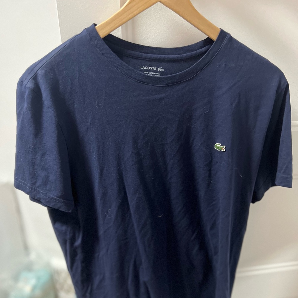 Navy blue size large Lacoste men’s t shirt